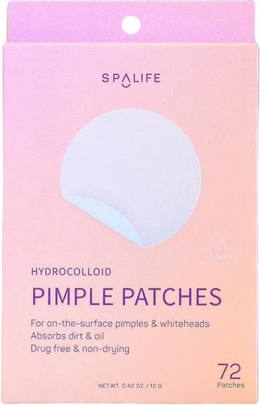 SpaLife 72 Stk. Durchsichtige Hydrokolloid Pickelpflaster