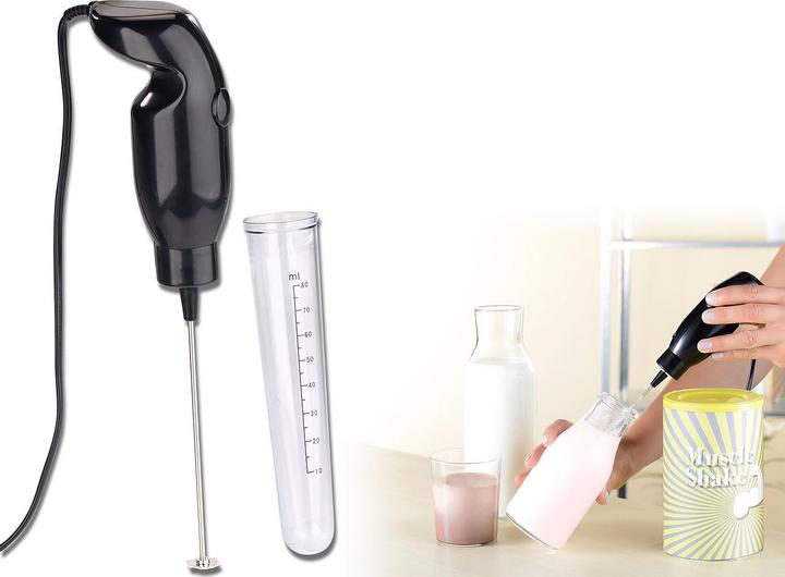 Immagine prodotto Rosenstein & Söhne Frullatore elettrico Mini Hand Blender con attacco per tazza di miscelazione, 15 Watt (15 W)