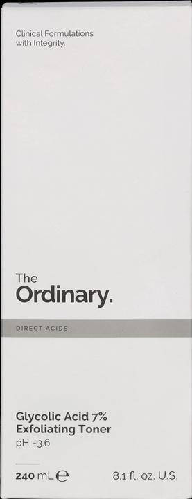 Actual product image The Ordinary Glycolic Acid 7% (Tonic water, 240 ml)
