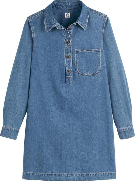 Produktbild La Redoute Collections Kurzes Jeanskleid Signature ALBANE (38)
