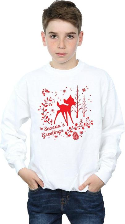 Actual product image Disney Boys Bambi Christmas Greetings Sweatshirt (152, 158)