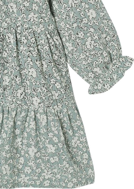 Image du produit Vertbaudet Robe bébé fille à volants en mousseline de coton (74)