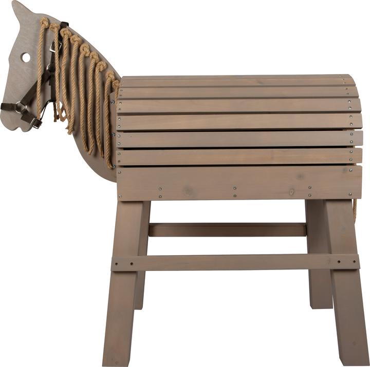 Produktbild small foot Holzpferd grau