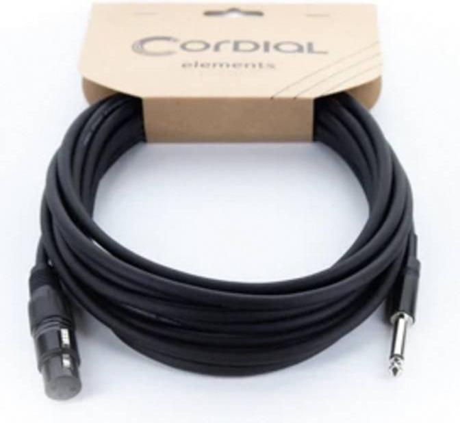 Image du produit Cordial EM 10 FP XLR Verbindungskabel (1x XLR-Buchse 3 polig - 1x Klinkenstecker (jack 6.3mm)