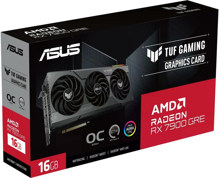 Image du produit ASUS TUF Gaming Radeon RX 7900 GRE OC (16 Go)