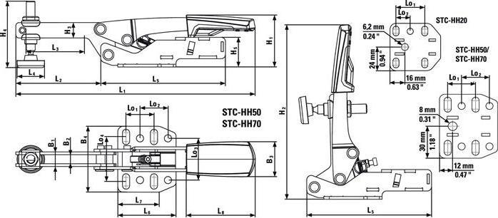Produktbild Bessey Kniehebelklemme (45 mm)