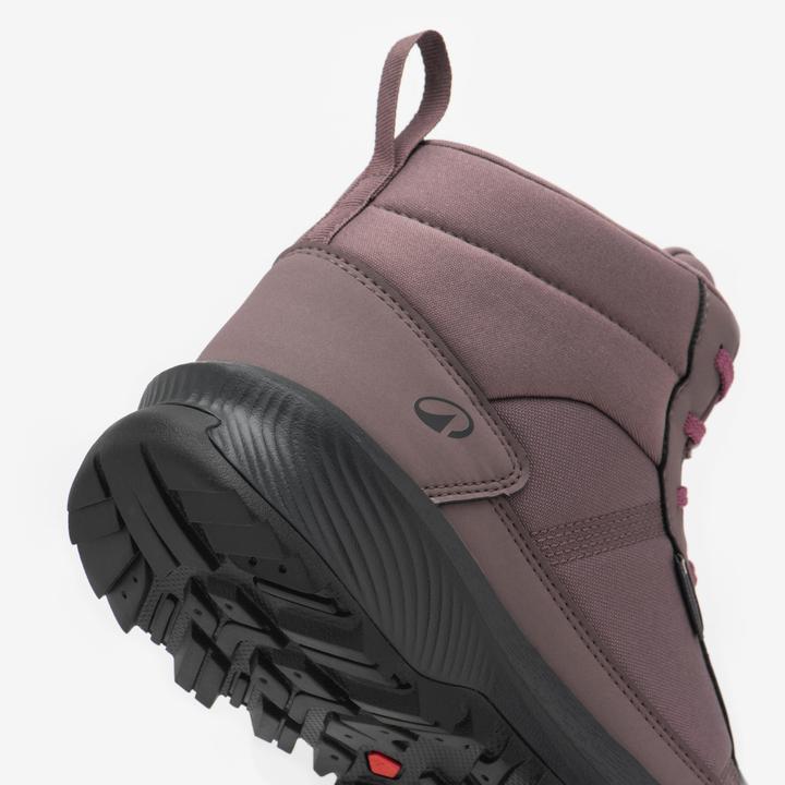 Actual product image Quechua Wanderschuhe Damen halbhoch wasserdicht - NH100 WP violett (36)