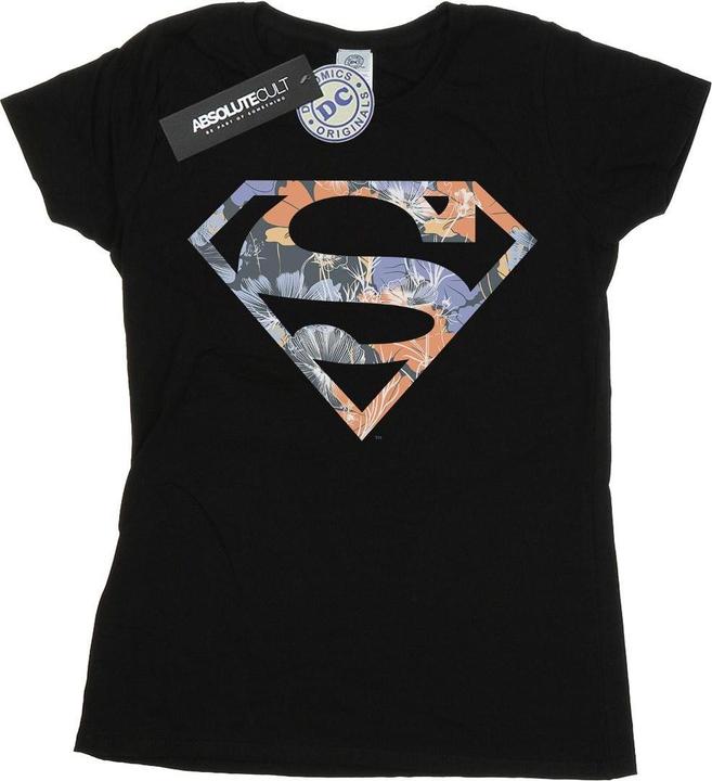 Superman Floral Logo 2 TShirt