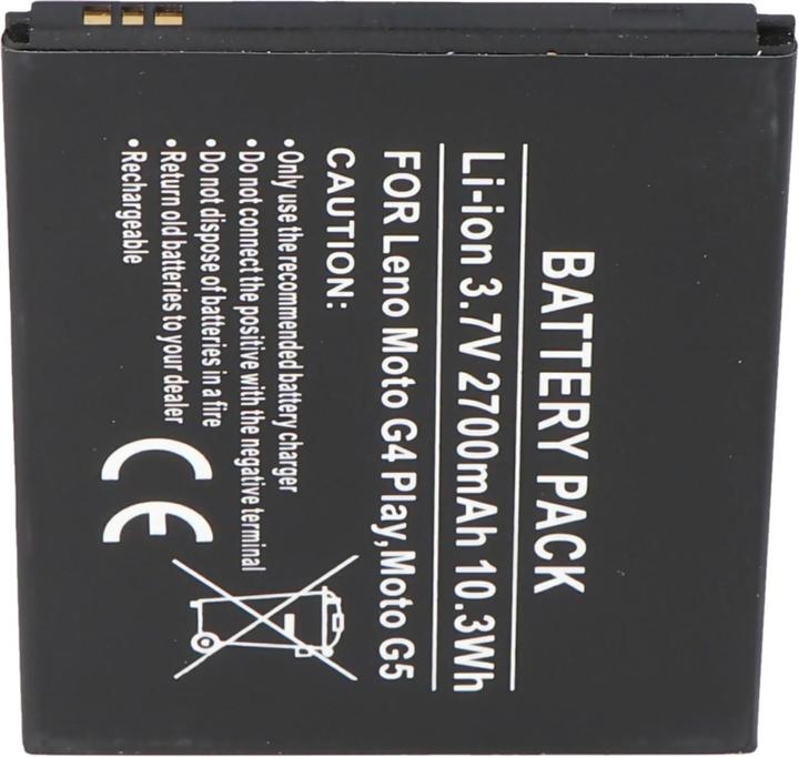 Actual product image AccuCell Motorola Moto E4 battery, GK40, SNN5967A, SNN5967B