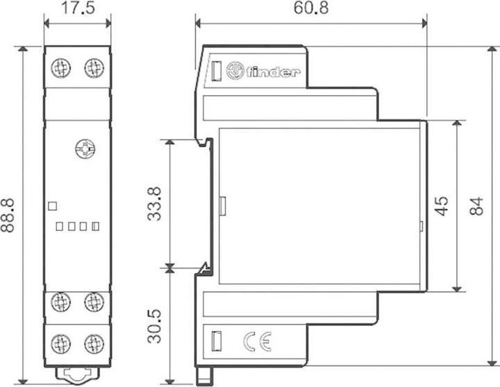 Actual product image Finder Twilight switch 1-100Lux 16A 230VAC 11.31.8.230.0000