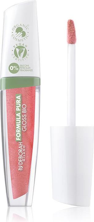 Actual product image Deborah Milano Formula Pura Organic Lip Gloss 5 peach 4.5 ml (5)