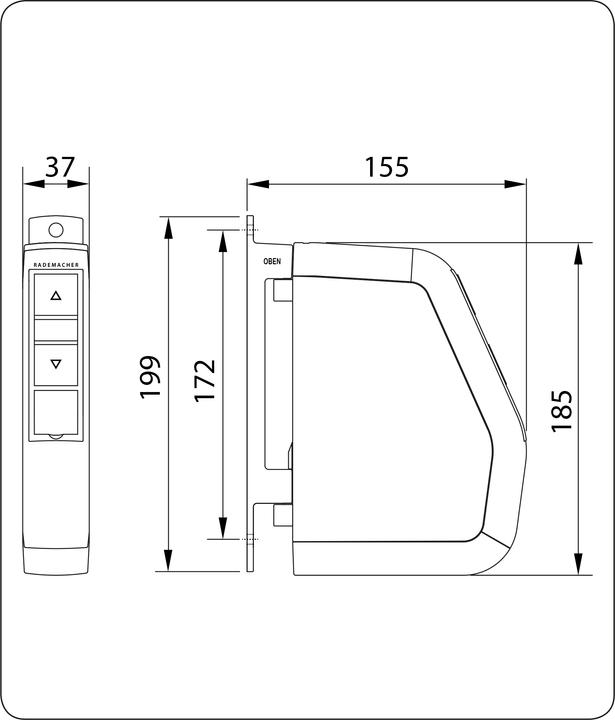 Produktbild Rademacher RolloTron Schwenkwickler Standard 1510-UW