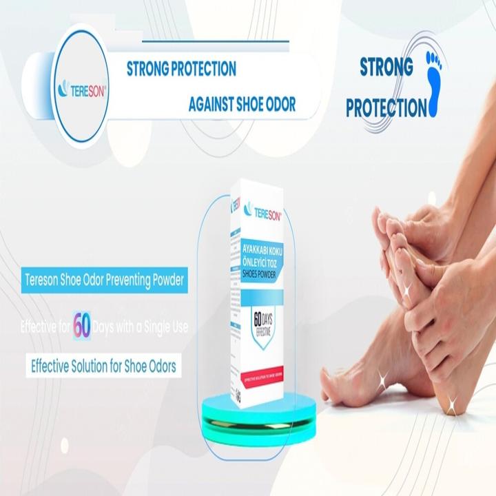 Produktbild Tereson Fussdeodorant, Schuhgeruch-Präventionspulver, 60 Tage Wirkung, 10er Pack (Fussdeodorant & -puder)