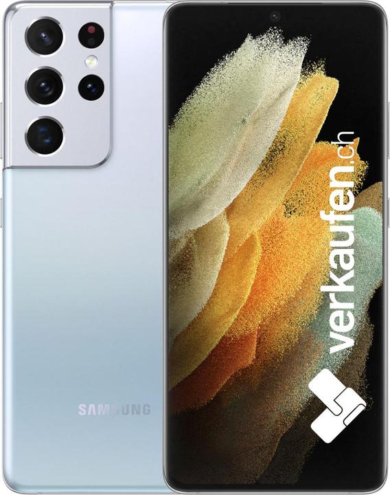 Image du produit verkaufen.ch Galaxy S21 Ultra 5G (256 Go, Phantom Silver, 6.80", 108 Mpx, Double SIM hybride, B / Très bon)
