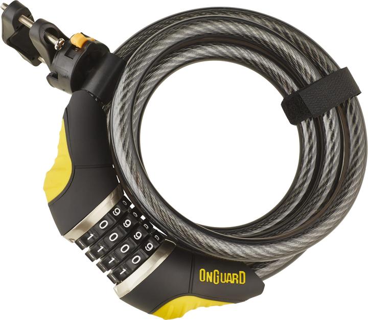 Produktbild Onguard Dobermann Combo 8031 Spiralkabelschloss 185 cm Ø12 mm (185 cm)