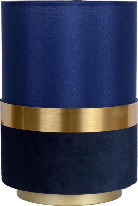 Or mat / laiton, Bleu
