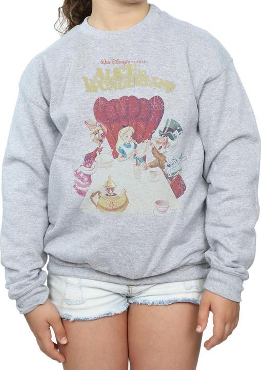 Produktbild Disney Alice In Wonderland Retro Poster Sweatshirt Mädchen (152, 158)