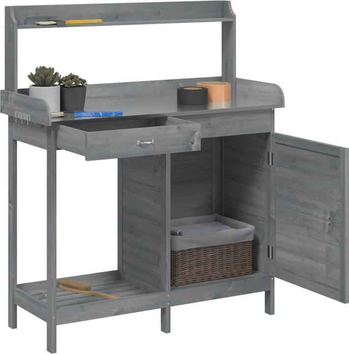 Image du produit VidaXL Table à plantes avec armoire