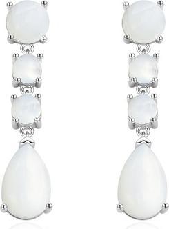 Immagine prodotto Agato - Beautiful dangle earrings with pearls AGT-E119P
