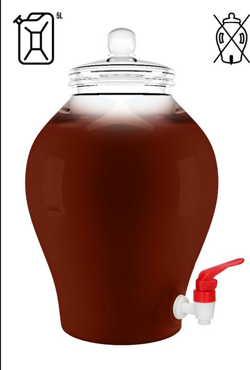 Actual product image Doc Johnson Lube Bar Waterbased Lube Chocolate 5L (5000 ml)