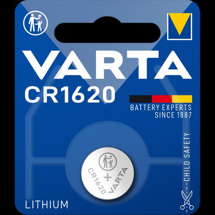 Actual product image Varta Electronics CR1620 (1 pcs., CR1620, 70 mAh)