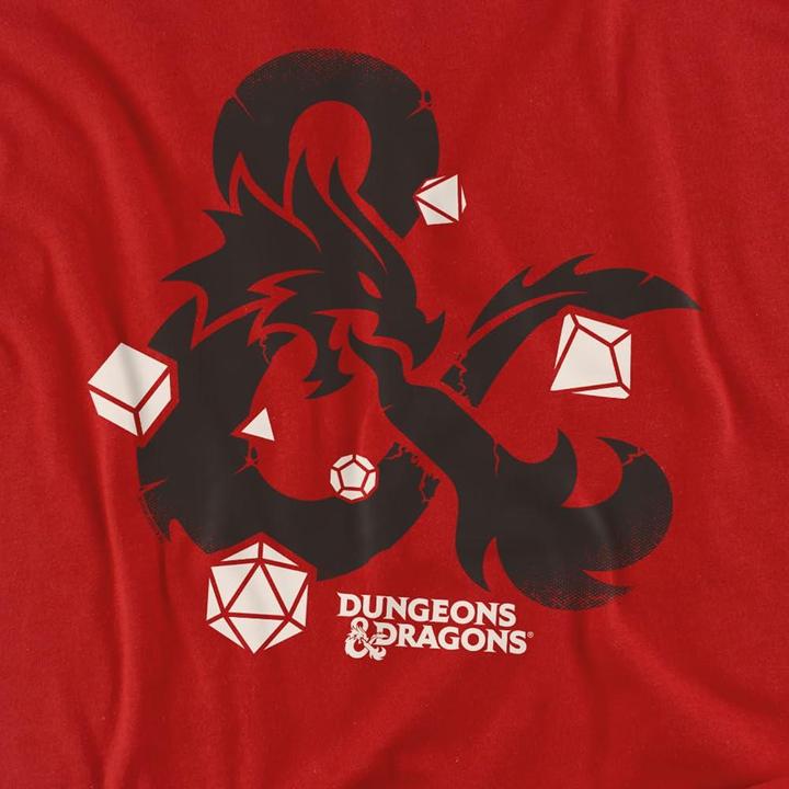 Immagine prodotto Dungeons & Dragons Ampersand Maglietta Dadi Uomo (L)