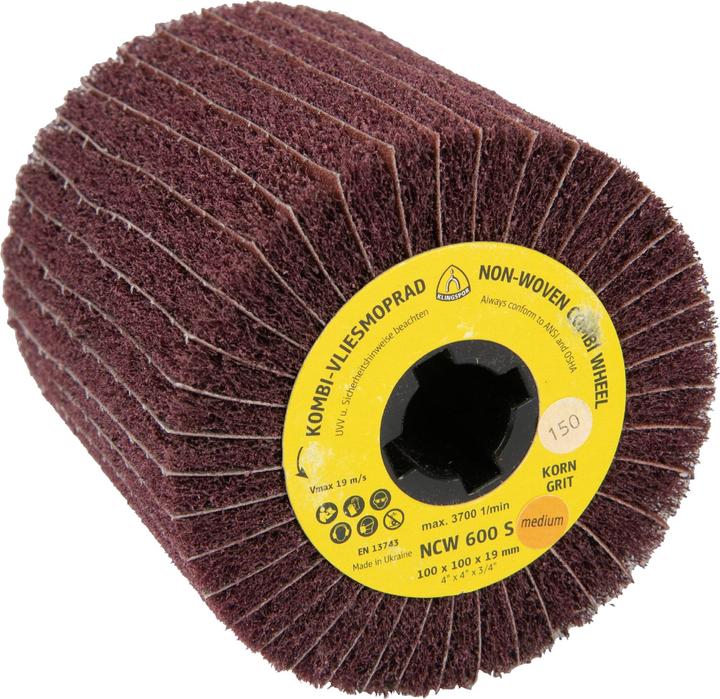 Image du produit Klingspor NCW 600 S - Texture cylindres 100 x 100 x 19 mm (100)