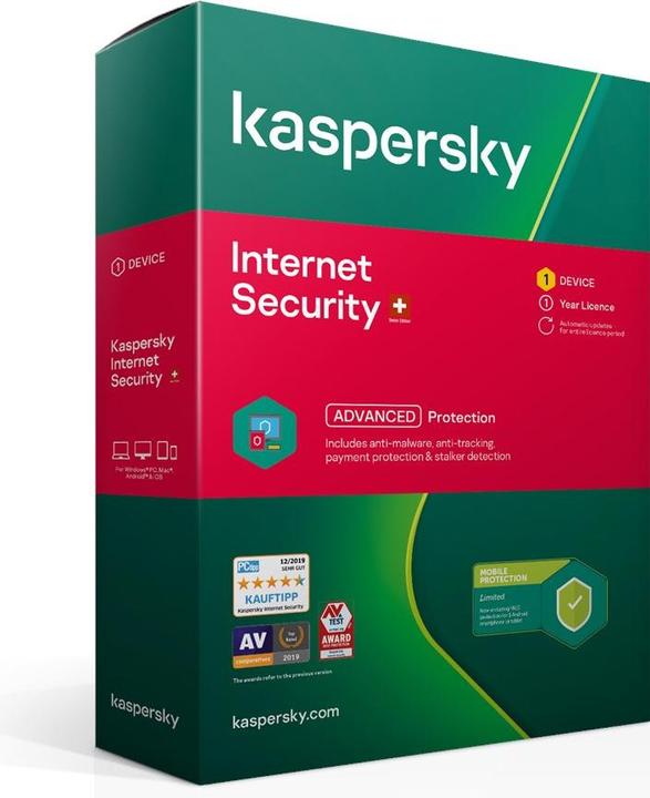 Kaspersky Internet Security (1 Utente, 12 mesi)
