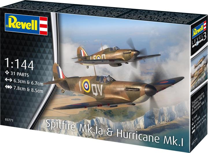 Actual product image Revell Supermarine Spitfire Mk.Ia & Hawker Hurricane Mk.I