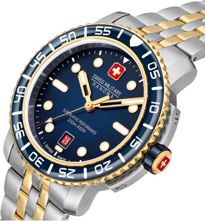 Actual product image Swiss Military Hanowa Herrenuhr (Diving watch, 44 mm)