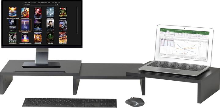 Actual product image SpeaKa Professional SP-MR-202 Monitor Stand for two monitors