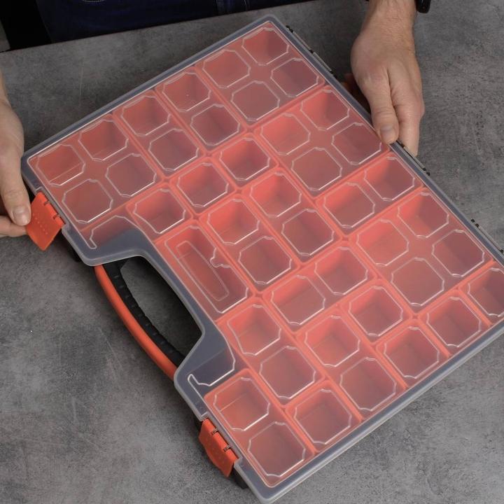 Actual product image Quadrios 23SA093 Assortment box (L x W x H) 42 x 32.5 x 6 cm Number of compartments: 2