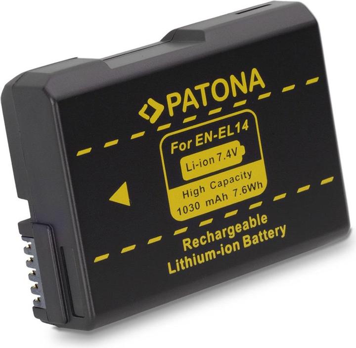 Patona Akku EN-EL14, 1030 mAh /7.4V (Kamera Akku)