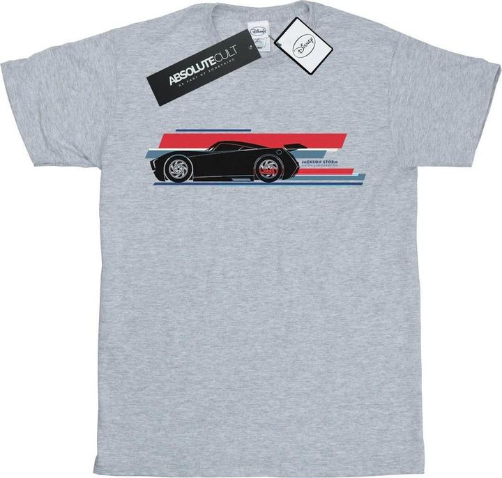 Image du produit Disney - T-shirt CARS JACKSON STORM STRIPES - Garçon (152, 158)