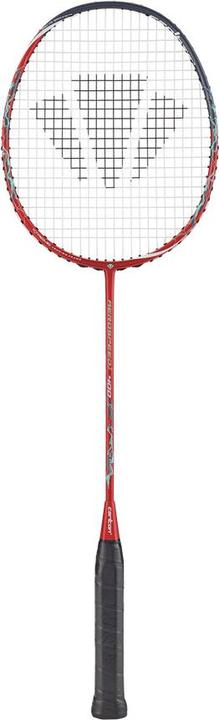 Carlton Badmintonschläger Aerospeed 400, Rot/Blaugrün