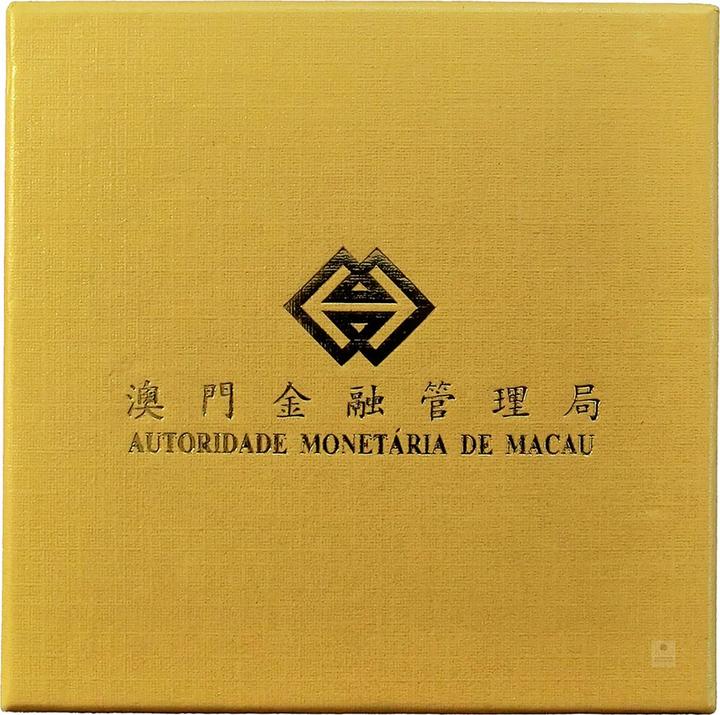 Produktbild Autoridade Monetária de Macau China Lunar Macau Goldmünze Drache 2012 - 1/4 Unze - PP coloriert / limitiert (999, 2012)
