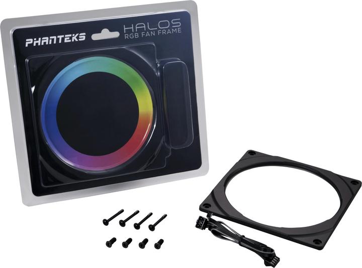 Actual product image Phanteks Halos frame RGB LED