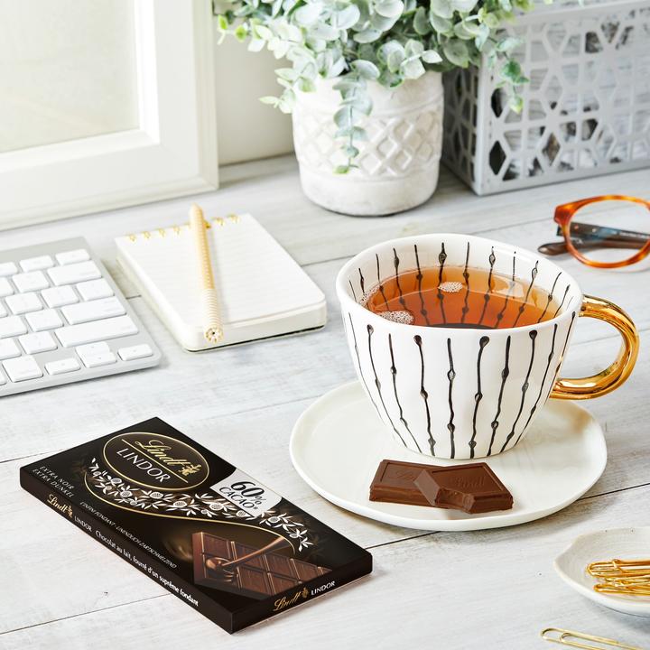 Image du produit Lindt Tablette de chocolat noir Lindor 60% Cacao (100 g)