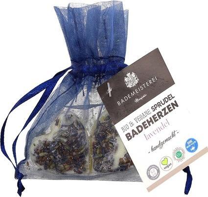 Produktbild Bademeisterei Badeherzen Blüten Lavendel
