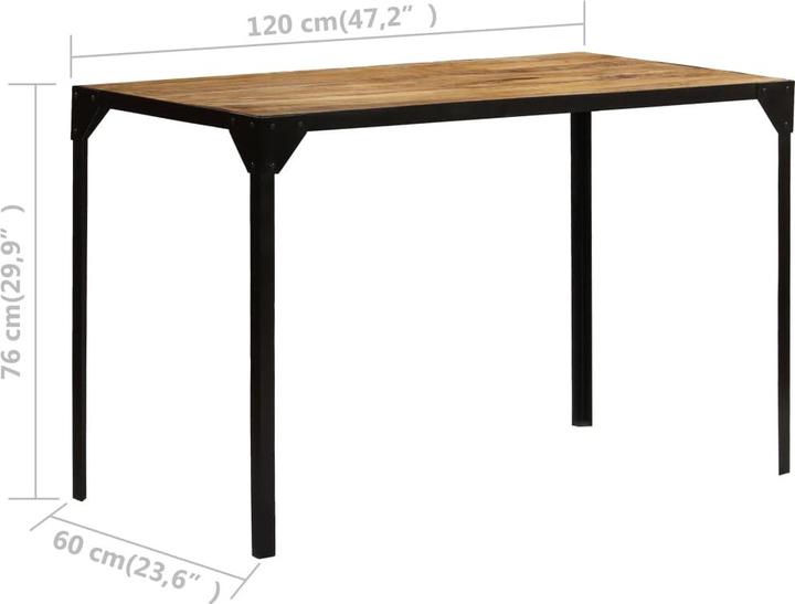 Produktbild VidaXL Hertwig (120 x 60 x 76 cm)