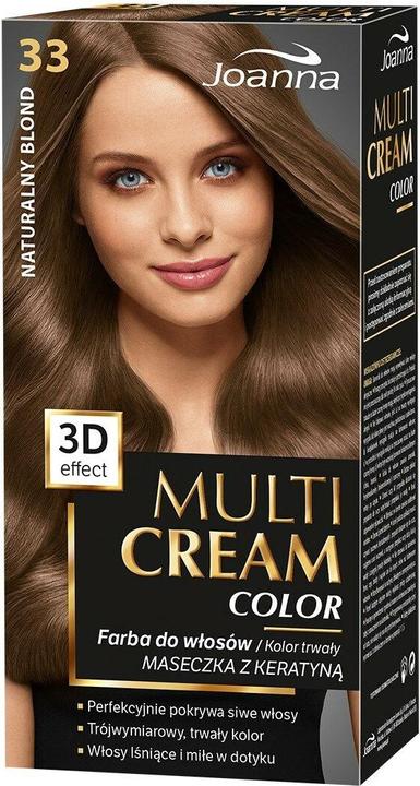 Produktbild Joanna Multi Cream Color Hair Dye 33 Naturalonde (33 Naturalonde)