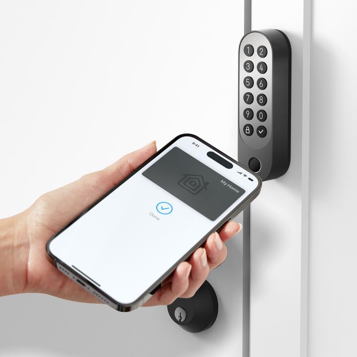 Image du produit Aqara Smart Lock U200 noir, EL-D02E (Clé, Empreinte digitale, Bluetooth, Smartphone, Combinaison électronique de chiffres, Carte clé)