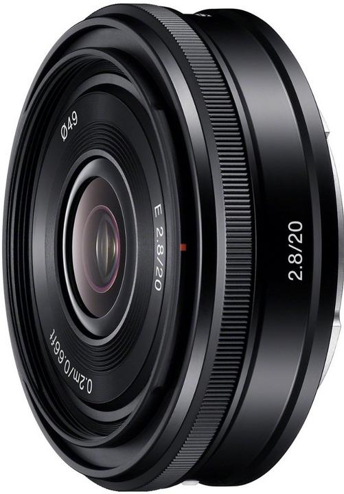 Actual product image Sony E 20mm f/2.8 E-Mount (Sony E, APS-C / DX)