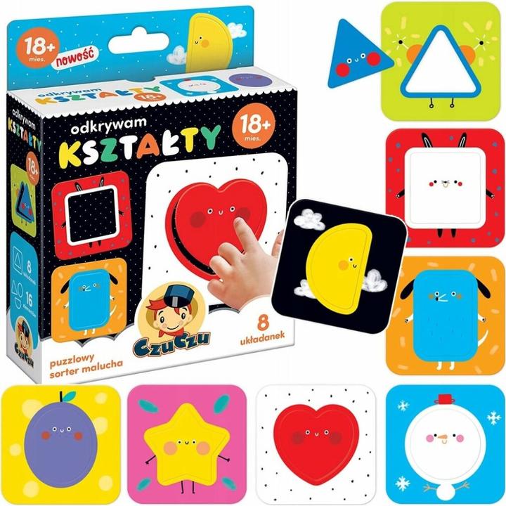 Actual product image Czuczu 5902983490661 puzzle Dissection puzzle 2 pc(s) Shapes (2 pieces)