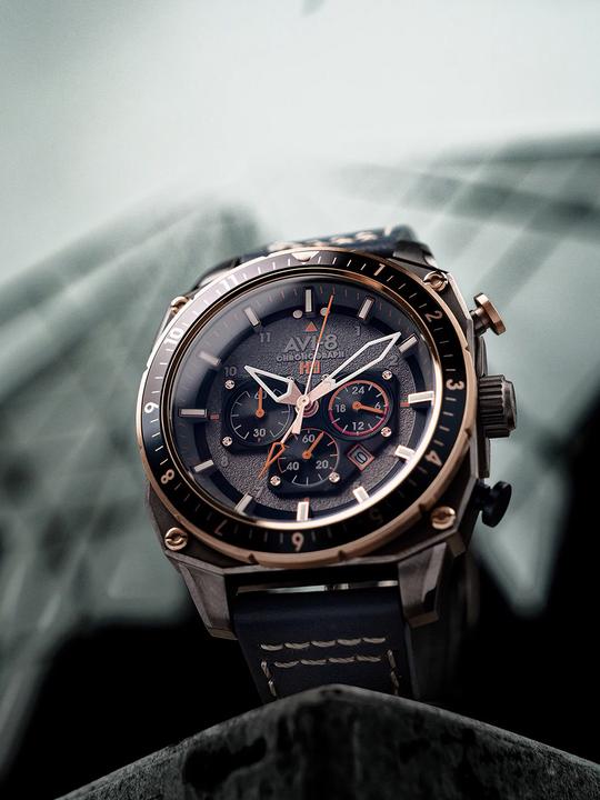 Produktbild AVI-8 AV-4100-07 Hawker Hunter Dual Time (Chronograph)