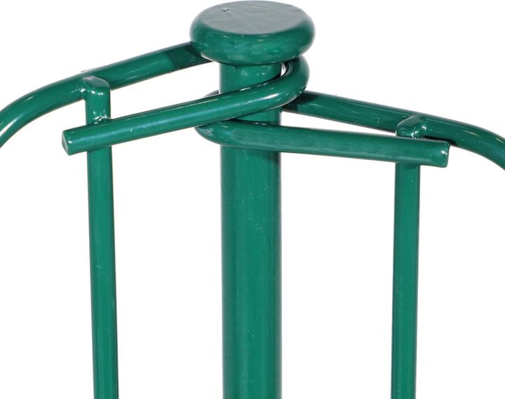 Produktbild Wiltec Gartenzaun Set 5 Elemente Unterbogen Teichzaun Maschendrahtzaun Steckzaun