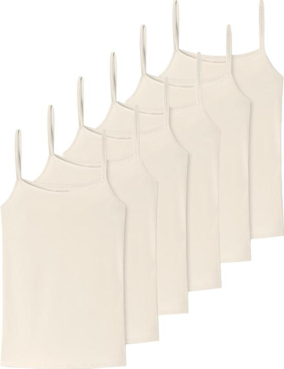 Uncover by Schiesser 6er Pack Bamboo Cotton Spaghetti Top