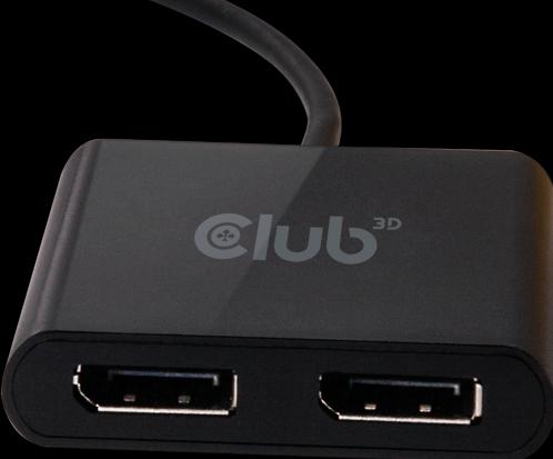 Image du produit Club 3D CSV-1477 USB A à DisplayPort (DP, 9.30 cm)