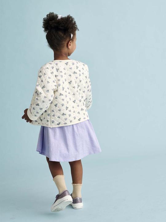 Produktbild Vertbaudet Mädchen-Set: Geblümte Jacke mit Steppnähten & Kleid (116)
