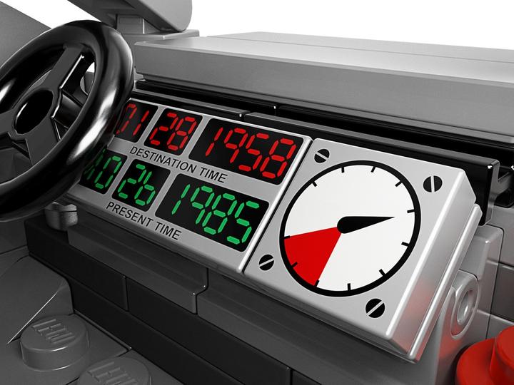 Actual product image LEGO Cuusoo DeLorean time machine (21103, LEGO Ideas)
